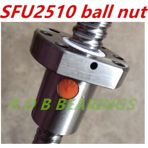 Free Shipping SFU2510 ballscrew 25mm 2510 nut only for RM2510 for CNC parts CNC router
