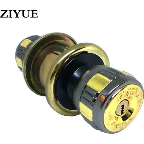 Free Shipping Zinc Alloy Ball Lock Chamber Wood Door Lock Copper Lock Core Ball Lock