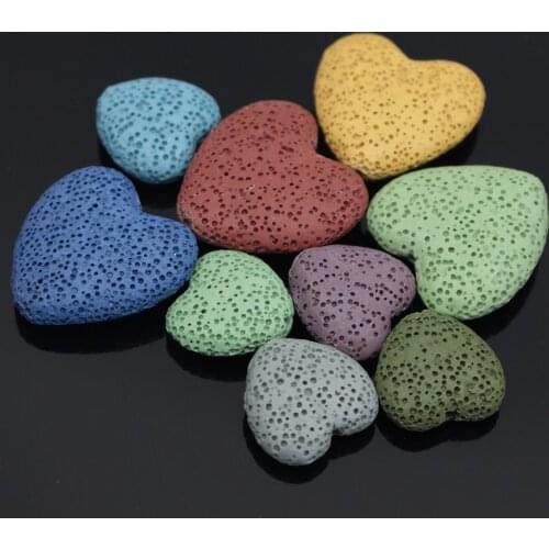 Oameusa Square Volcanic Rock Lava Beads Aromatherapy For Jewelry Making Essential Oil Bracelets Necklace Accessories