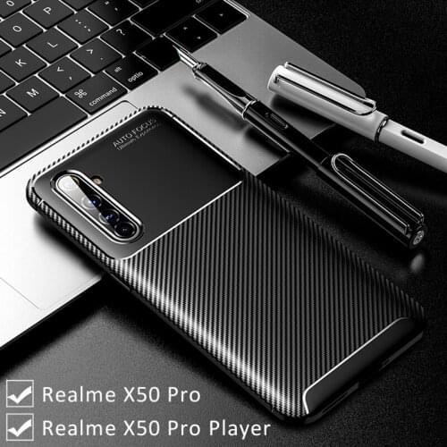 Case on realme x50 pro player 5g bumper cover for oppo realmi x 50 50x x50pro protective phone coque bag silicone matte soft tpu