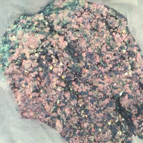 18 Designs/ 50Grams Mermaid Winter Mix, Color Shifting, Translucent, Confetti, Nail Deco, Beautiful Rainbow chunky glitter