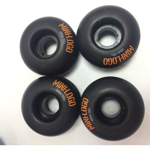 U-pool Terrain Action Skateboard Wheel High Quality 52MM 53MM 101A ABS Rebound Hard Skate Board Wheel Mini Logo Skate Deck Wheel