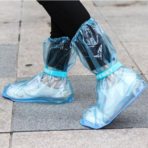 60 pairs Outdoor Long Style Raincoat Set Cycle Rain Boots Overshoes Rain boots Waterproof Rain Shoes Cover WA0489