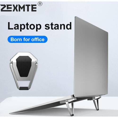 Metal Laptop Stand Foldable Lightweight Notebook Rack Base Laptop Holder Cooling Portable Bracket For Macbook Pro Air DELL HP