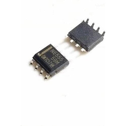 20PCS NEW NE555 NE555DR SOP8 NE555P NE555N DIP8 single high precision timer chip
