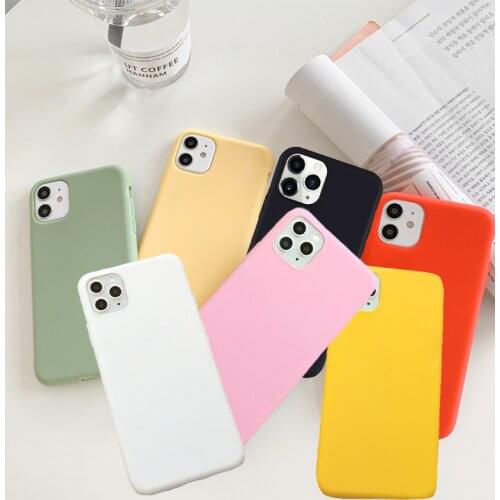 Luxury Official candy soft Silicone phone Case For iPhone 11 Pro XS MAX XR X 7 8 6Plus SE 2020 Candy Soft Silicone Phone Cace