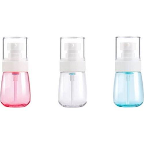 New arrival 36pcs 30ml empty clear/pink/blue Plastic empty fine lotion pump bottle For Make Up And Skin Care Refillable Bottle