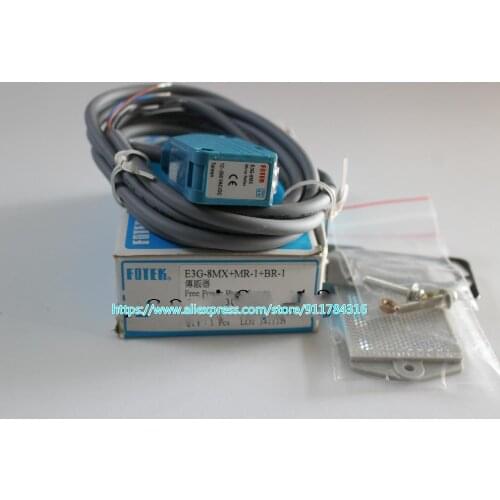 New Original Fotk Lens Reflected Photoelectric Sensor E3G-8MX + MR-1 + BR-1