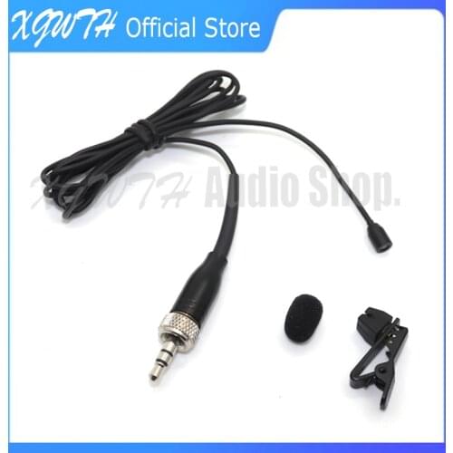 Mini Lapel Lavalier Microphone for Sennheiser G1 G2 G3 G4 Wireless BodyPack Transmitter Condenser Omnidirectional Tie Clip Mic