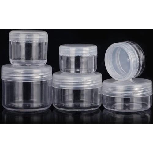 30ml 40ml 50ml 60ML 80ml 100ml 120ml 200ml 300ml Plastic Empty Jar Travel Cosmetic Jar Bottles Makeup Container Bottle Cream Jar