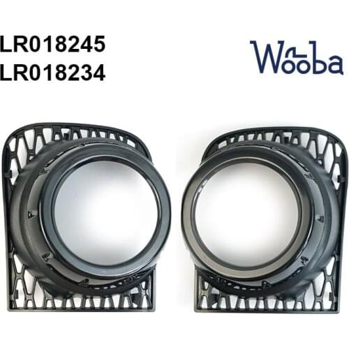 Right and Left Auto Fog Lamp Cover for Range Rover 2010-2012 Black Car Fog Light Hood Replacement Parts Supply LR018234 LR018245