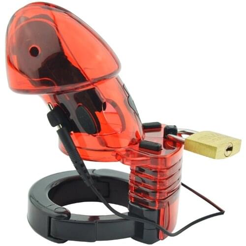 Adjustable Size Male Multifunction Electro Chastity Lock/Belt,Corona Cock Cage,Penis Ring,Cock Ring,A175-2