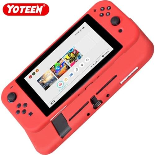 For Nintendo Switch Full Cover Silicone Case Joy-con Rubber Cover Full Protection Unti-Slip Drop Protective