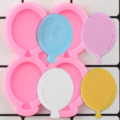 Balloon Silicone Mold Cake Border Fondant Molds Baby Birthday Cake Decorating Tools Chocolate Gumpaste Mould Candy Clay Moulds