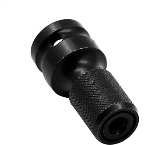 1/2" Drive to 1/4" Hex Shank Converter | Quick Release Chuck | For Impact and Ratchet Wrenches