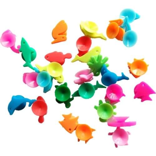12pcs Silicone Marine Animals Wine Glass Marker Creative Drinking Cup Identifier Party Cup Sign (Mixed Colors)