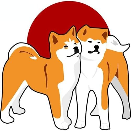 3D Interesting Graphics Dogs Cartoon Funny Car Stickers Vinyl Waterproof Creative Decal Motorcycle Refrigerator Decor Kk13*13cm