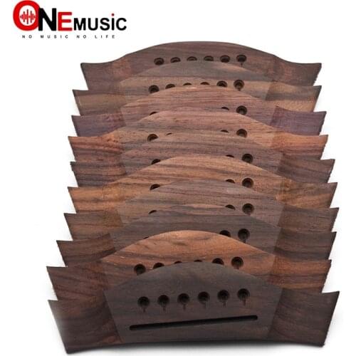 5PCS Professional Taylor Style 72MM Acoustic Guitar Bridge Indonesian Rosewood Guitar Parts & Accessories