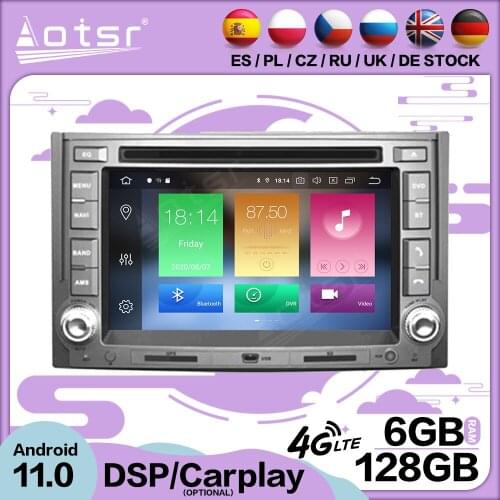6+128G Carplay Android 11 For Hyundai H1 2008-2015 Car Multimedia GPS Screen Video Player Radio Receiver Audio Stereo Head Unit