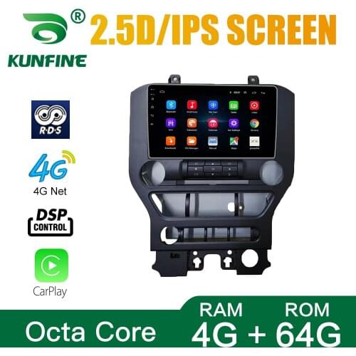 Car Radio For Ford Mustang2015-2020basic VersionOctaCore Android 10.0 Car DVD GPS Navigation Player Deckless Car Stereo Headunit