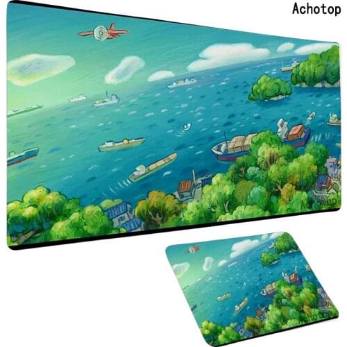 Ghibli Large XL Mouse Mat Anime Laptop Mouse Pad Notbook XXL Computer Keyboard Gaming Mousepad Gamer Play Mats 900x400mm Deskpad