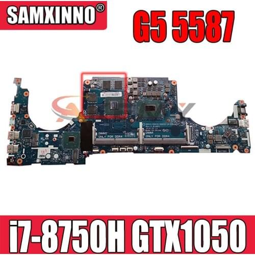 For Dell Series G5 5587 Laptop Motherboard i7-8750H CPU GTX1050 GPU V4NFF 0V4NFF CN-0V4NFF LA-E993P DDR4 100% working