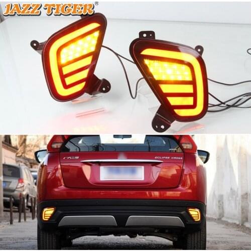 Rear Bumper Lights for Mitsubishi Eclipse Cross 2017 2018 2019 2020 Led Stop Signal for Cars Fog Lights Lada Vesta Brake Lamp