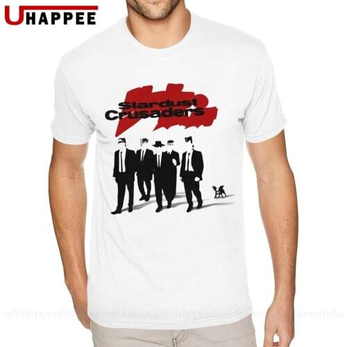 Oversized Jojos Reservoir Dogs T Shirt JoJos Bizarre Adventure Tee for Men Design Your Own Short Sleeved O Cotton Crew T Shirt