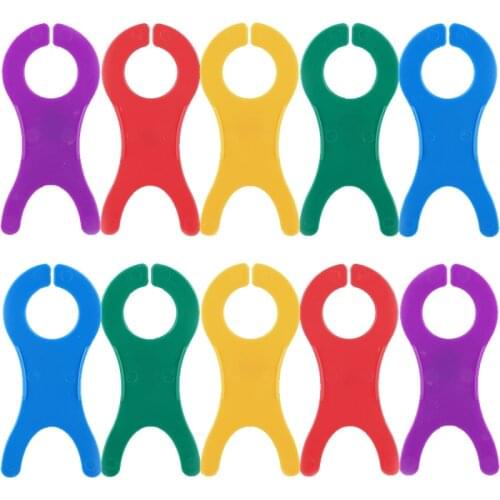 Imzay 10 PCS Floss Bobbin, Plastic Sewing Thread Winding Plate Board Card For Cross Stitch Embroidery Thread Bobbins Organizer