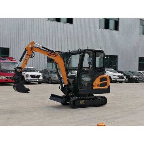 EPA CE approved emission 2 ton mini excavator small diggers with closed cabin