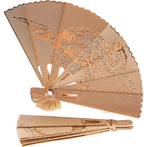 1:12 Dollhouse Miniature Metal Carving Fan Model Toy Doll Home Decor Accessories Miniature Dollhouse Toys for Birthday Gifts