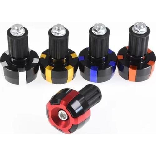 Handle Bar Ends Grips Universal for Honda Ducati Yamaha Kawasaki 7/8" 22mm Motorcycle Handlebar Counterweight Plug Slider