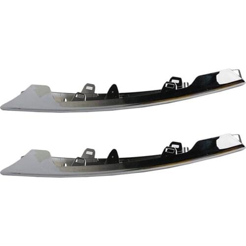 New Front Bumper Chrome Molding Trim Left Right Bumper Insert Trim for JAGUAR XJ 2010-2015 C2D3570 C2D3571