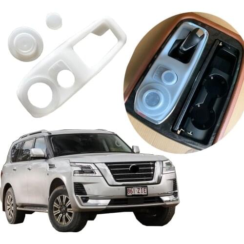 New Soft Rubber Interior Dust proof Gear Box Cover For Nissan Patrol Y62 2020 2021 Accessories