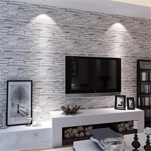 Beibehang papel de parede 3D stereo imitation brick PVC wallpaper project hotel restaurant cafe mural wall papers home decor