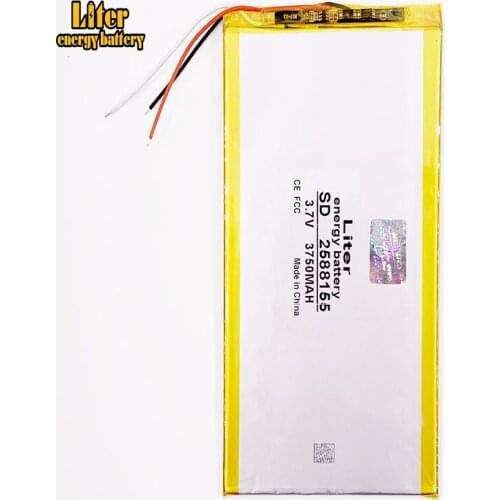 3 line 2588155 3750mAh P89mini 2588153 tablet computer panel built-in 3.7V lithium polymer battery Li-ion Cell