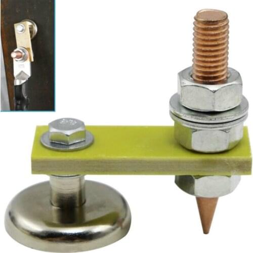 Portable Repair Labor Saving Strong Adsorption Durable Power Tool Alloy Ground Clamp Rust Proof Welding Magnet Head Small