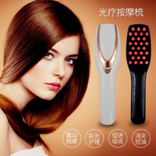 Hair Growth Care Treatment Laser Massage Comb Vibration Hair Comb Massage Equipment Comb Hair Brush Grow Laser Hair Loss Therapy