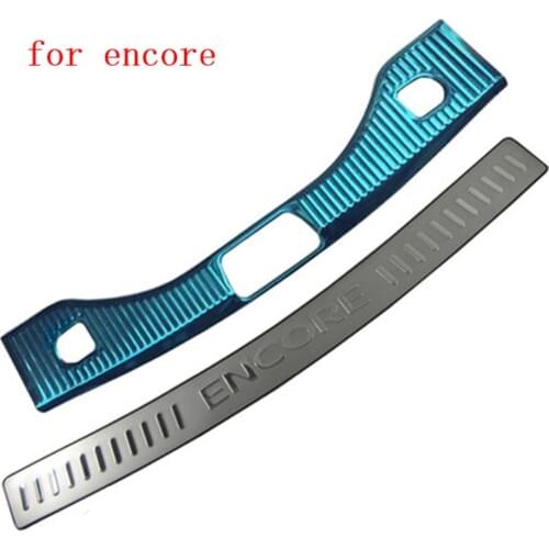 For buick encore 2013-2015 Rear Bumper Protector Sill rear bumper plate bumper sill vauxhall mokka opel accessories Car styling