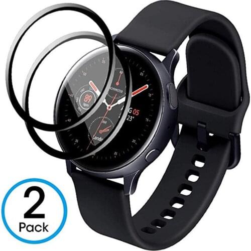 Glass Screen Protector For Samsung Galaxy Watch Active 2 44mm 40mm Ultra Hardness HD Clear Film Full Coverage Anti-Scratch