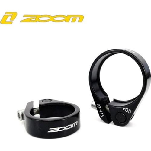Zoom Aluminium Alloy Road Mountain Bicycle Seat Post Clamp 31.8mm/35mm Seat Pipe Clamp MTB Bike Seatpost Clamps