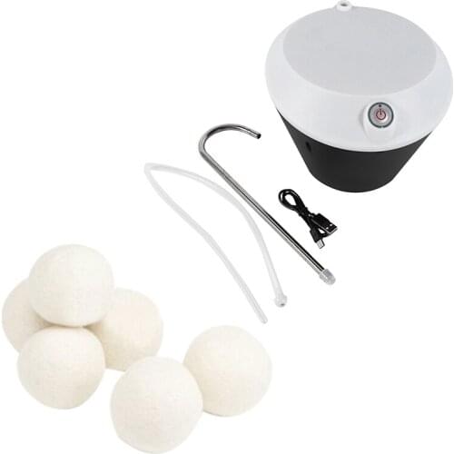8-Pack 100% Premium Wool Dryer Balls XL & 1set Electric Dispenser Automatic Pumping Rechargeable Home Bottled Water Pump