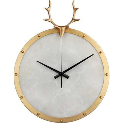 Big Nordic Wall Clock Modern Design Digital Minimalist Gold Wall Clock European Living Room Reloj De Pared Home Decor AD50WC
