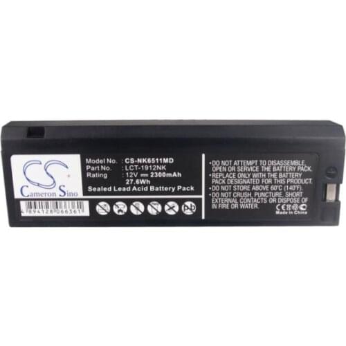 Cameron sino 2300mah battery for NIHON KOHDEN BSM-1100 4100 73 Cardiofax 8110 EKG TEC7431 TEC7511 TEC7521 ECG- 9130P 11A 11B