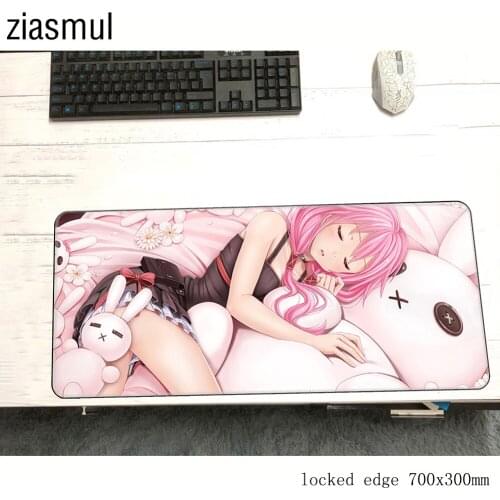 Guilty Crown mouse pad new 700x300x3mm pad to mouse notbook computer mousepad Natural Rubber pc gaming padmouse gamer laptop mat