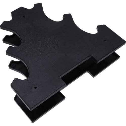 Dumbbell Bracket Practical Dumbbell Dispaly Rack Fitness Equipment Accessories Dumbbell Storage Stand for Home Gym (Black)