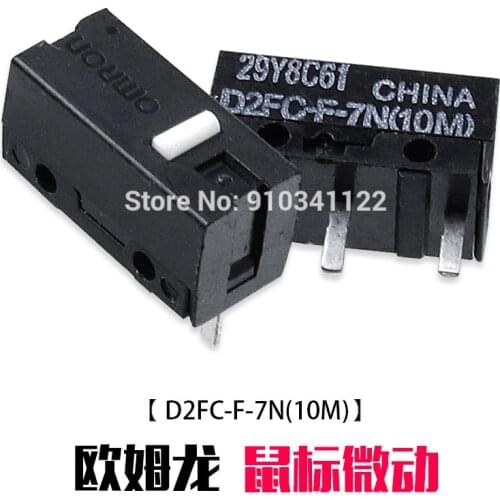 3pcs OMRON Micro Switch Button Microswitch D2FC-F-7N (10M) for AP.PLE G3 G4 G5 RA.ZER Log.itech MX G Microsoft 1.1 IE3.0 Mouse