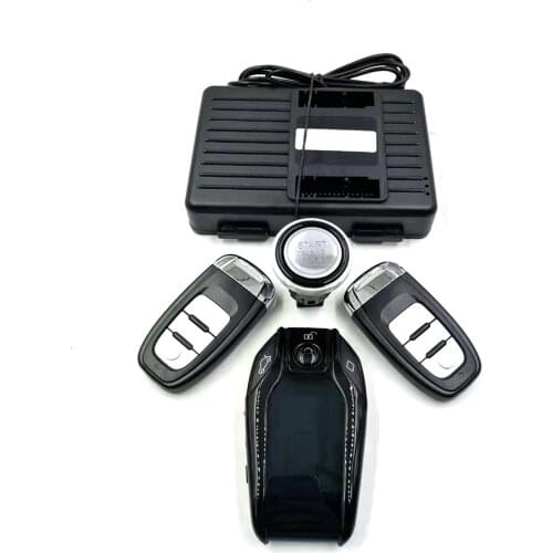 For Audi S5(2 door) mobilephone PKE Keyless Entry Car Engine Ignition Starter One Push Button Start System (year 2011-2014.12)
