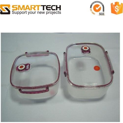 Portable lunch box food container plastic injection mold