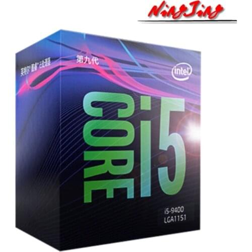 Intel Core i5-9400 i5 9400 2.9 GHz Six-Core Six-Thread CPU 65W 9M Processor LGA 1151 And packaging cpu New